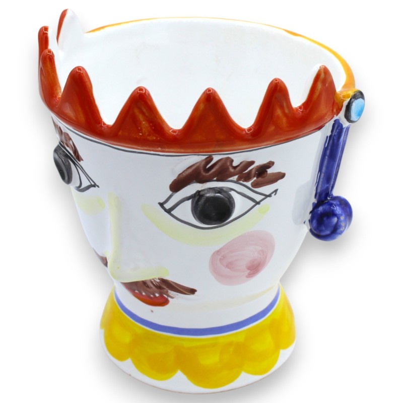 Vase porte-capsules à tête de femme...