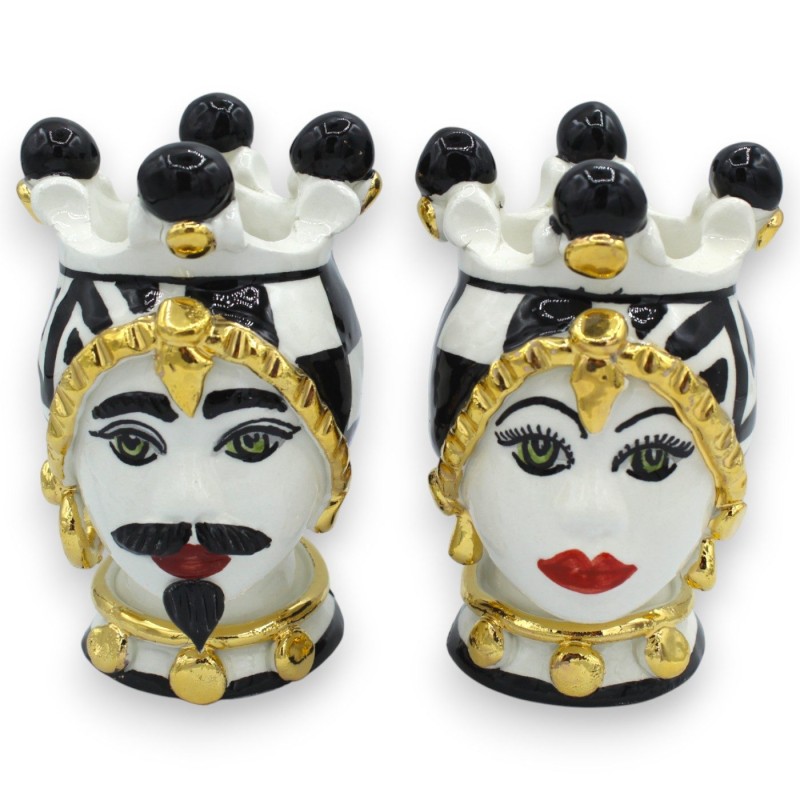 Morenkop van Caltagirone, ca. 12 cm...