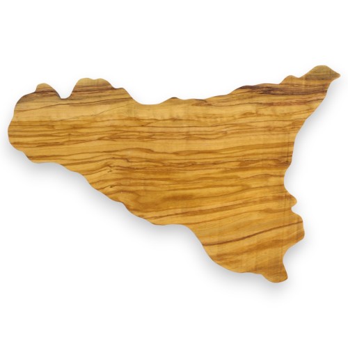 Tagliere Artigianale in legno di Ulivo a forma di...