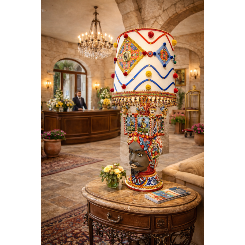 Moor's Head Lamp, Caltagirone...