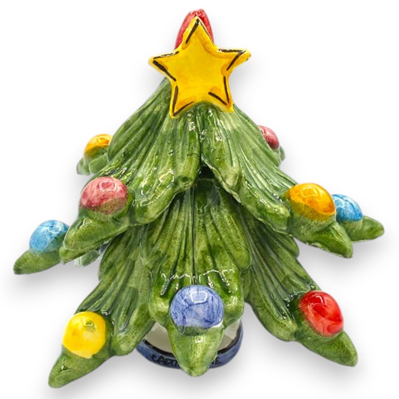 Sapin de Noël, sommet en étoile,...
