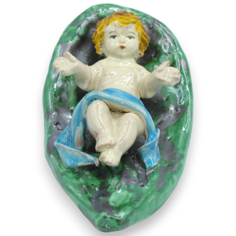 Baby Jesus on a prickly pear...