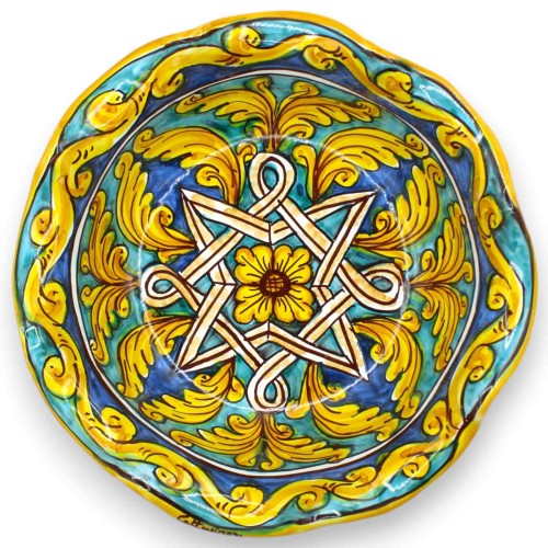 Obstschale aus Caltagirone-Keramik als Tischdekoration,... 2