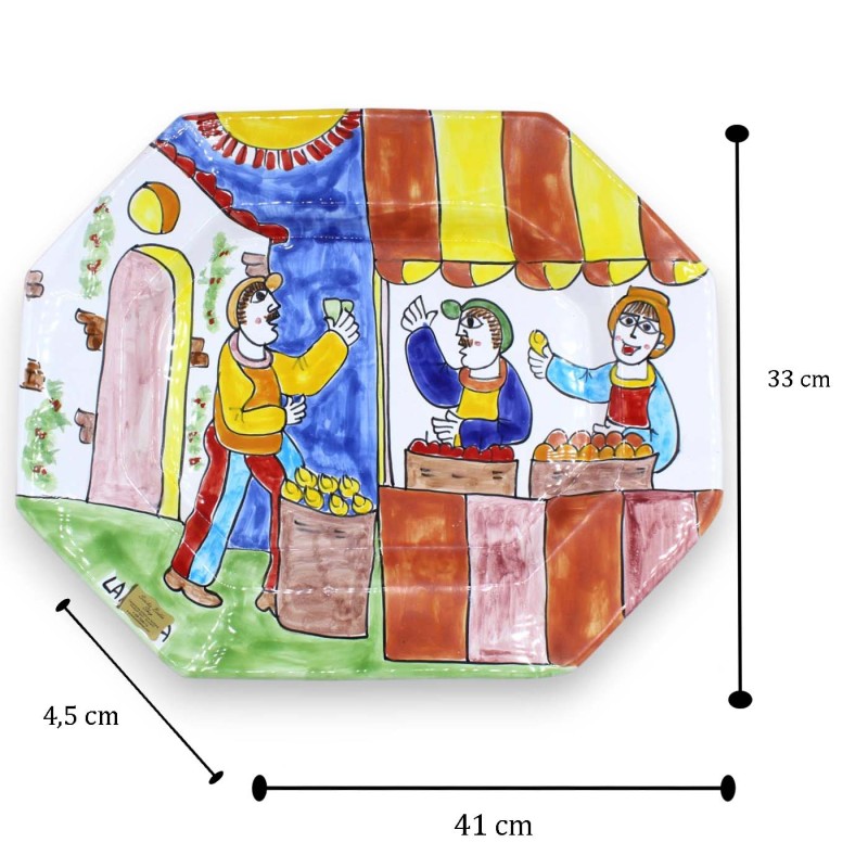 Plateau octogonal / Assiette...