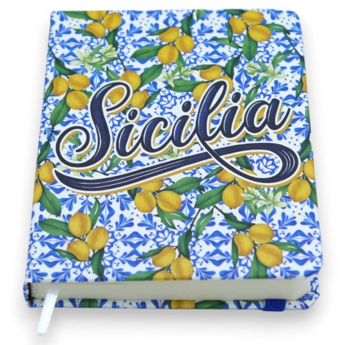 Lined Notebook / Hard Cover - Sicilian Prints Decor 2