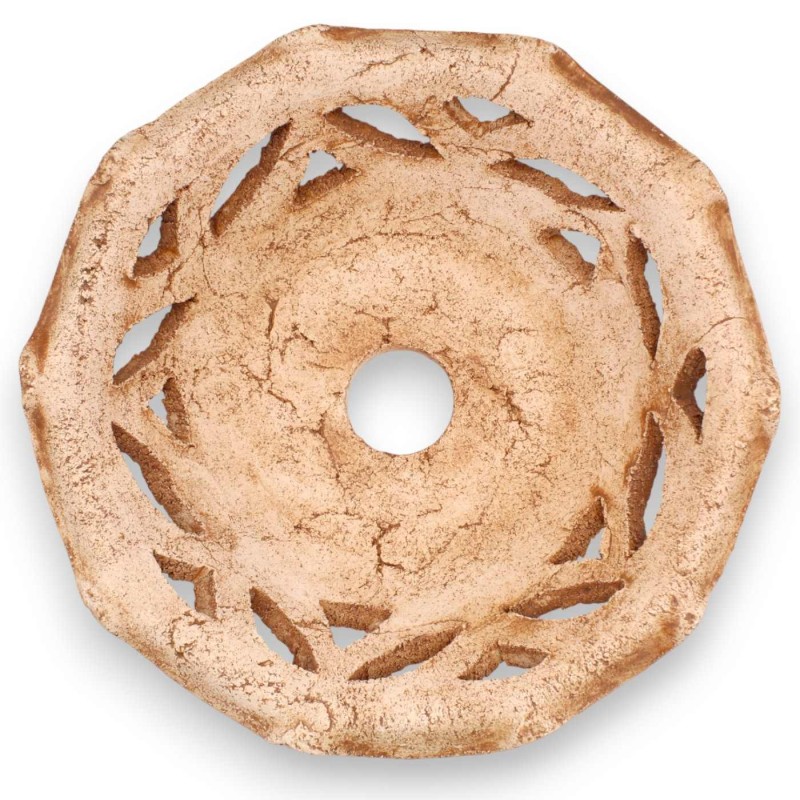 Ljuskronaplatta i fin keramik med...