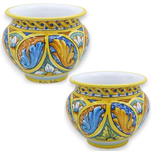 Cache-pot Caltagirone en céramique, Ø 18 cm environ (1... 2