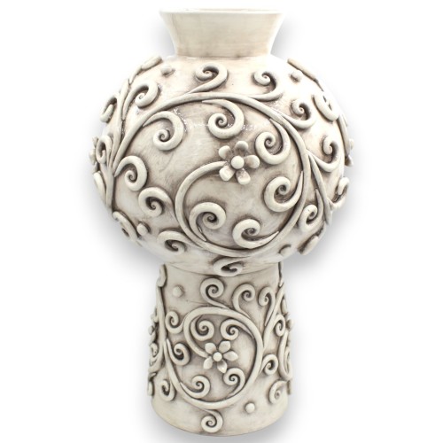 Vase à décor floral en relief, style moderne, en...