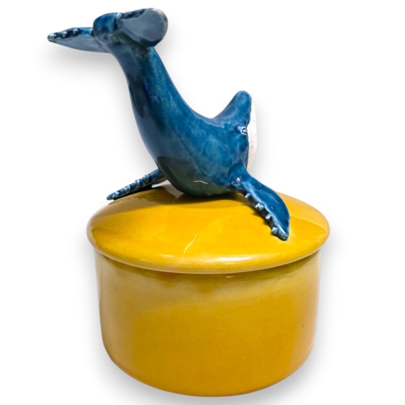 Blue Whale-Shaped Jewelry Box with...
