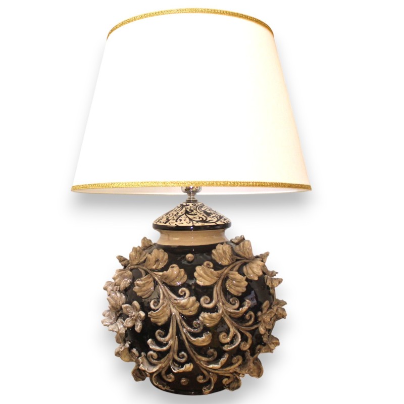 Baroque-style ball lamp, Caltagirone...