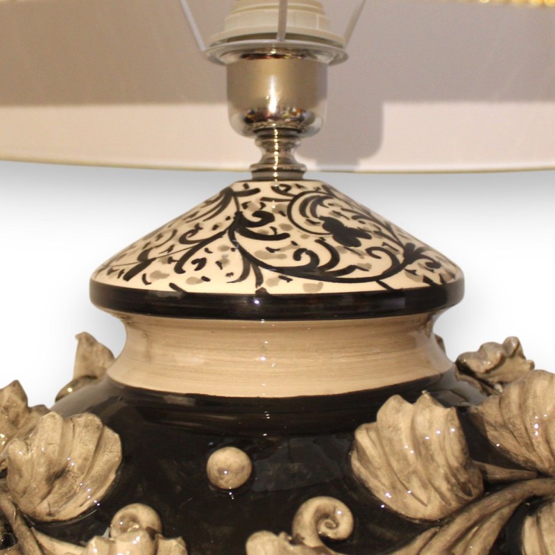 Barokbollamp, Caltagirone-keramiek,...