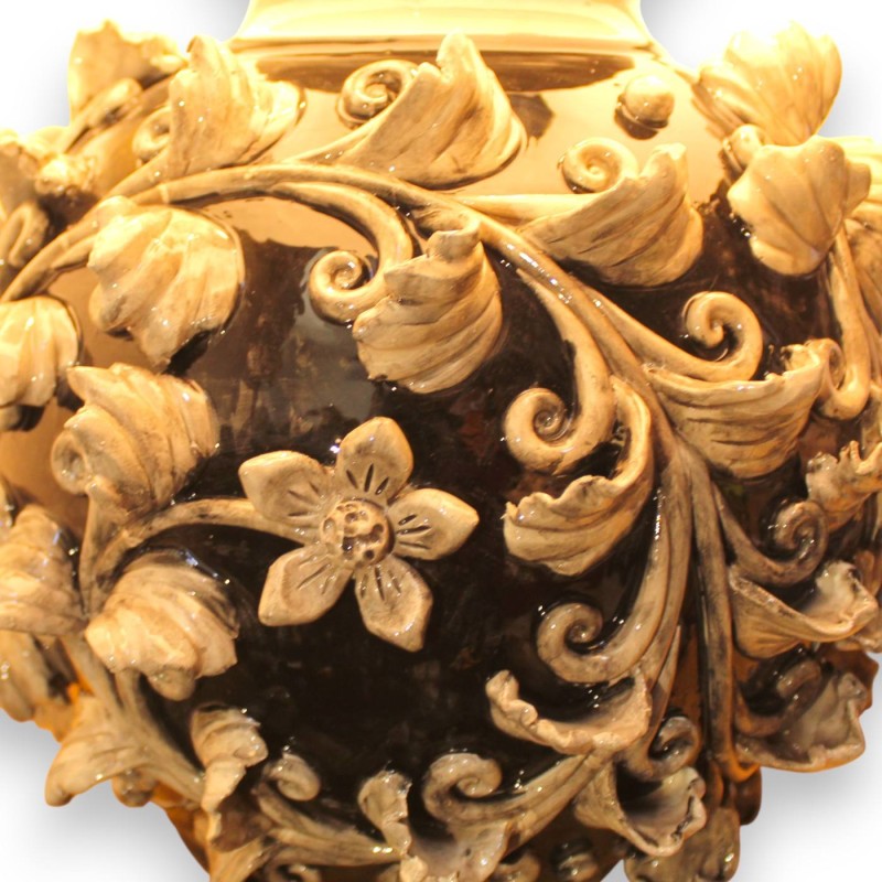 Barokbollamp, Caltagirone-keramiek,...
