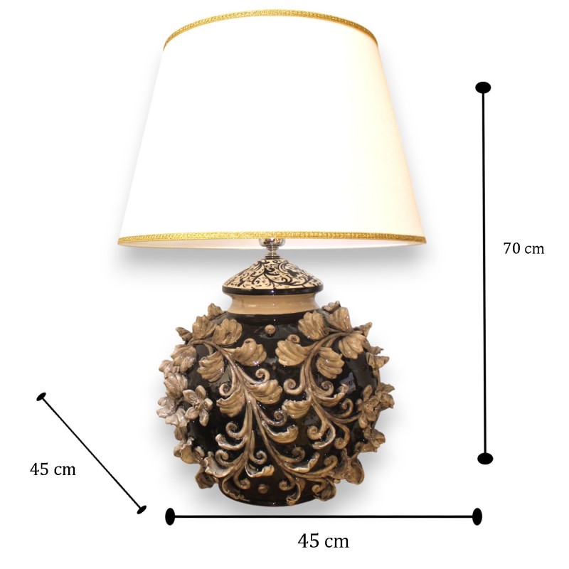 Barokbollamp, Caltagirone-keramiek,...