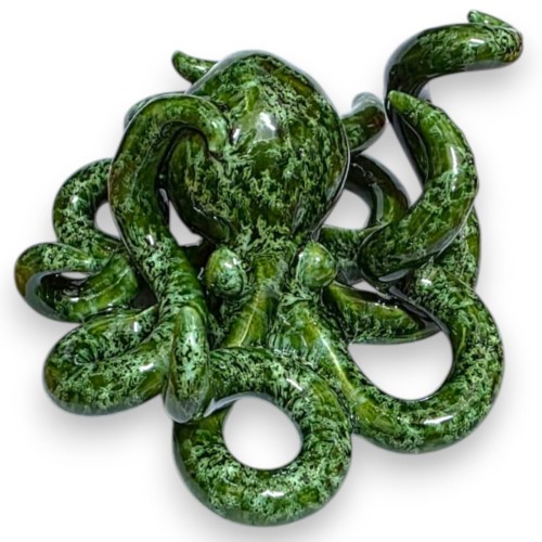 Countertop Octopus in Fine Sicilian Ceramic - Various Color and Size Options (1pc) -  2