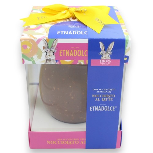 100% ARTISAN Paasei 350 gr. Melkchocolade en hazelnoten 2