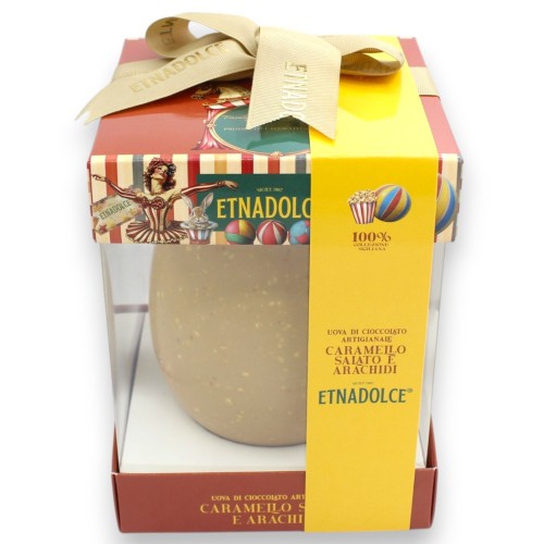 100% ARTISAN Paasei 350 gr. met karamel en pinda's 2