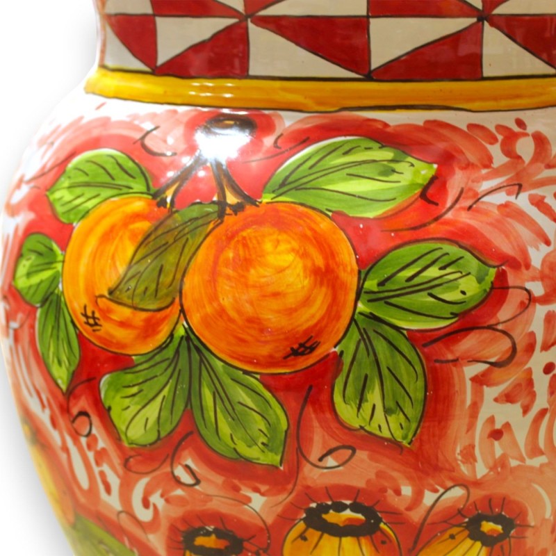 Vaso porta-guarda-chuvas em cerâmica...