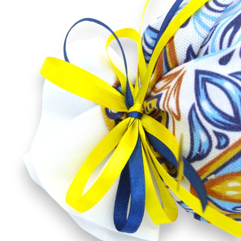 Cotton bag with Sicilian Maiolica...