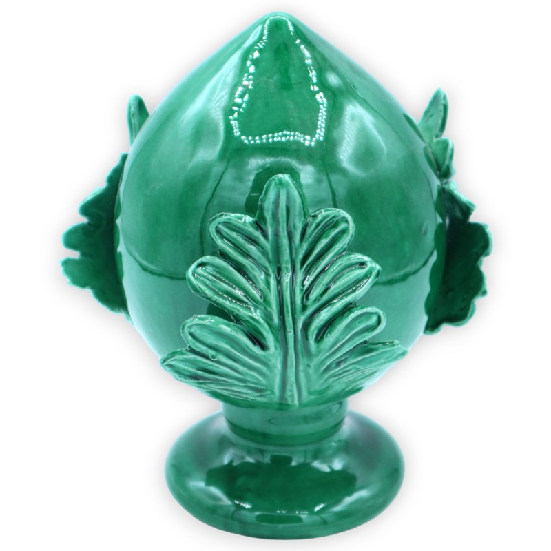 Pumo in fine ceramic, green color,...