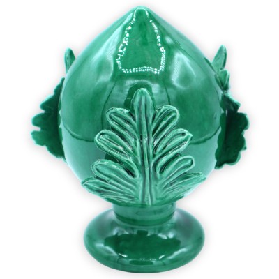 Pumo in fine ceramic, green color, with three size options - (1pc)