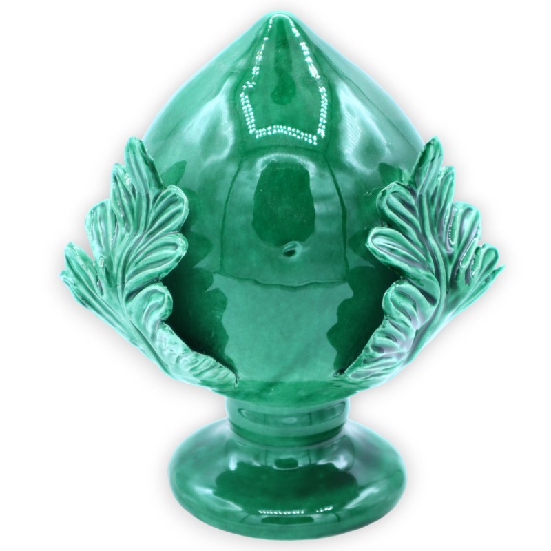 Pumo in fine ceramic, green color,...