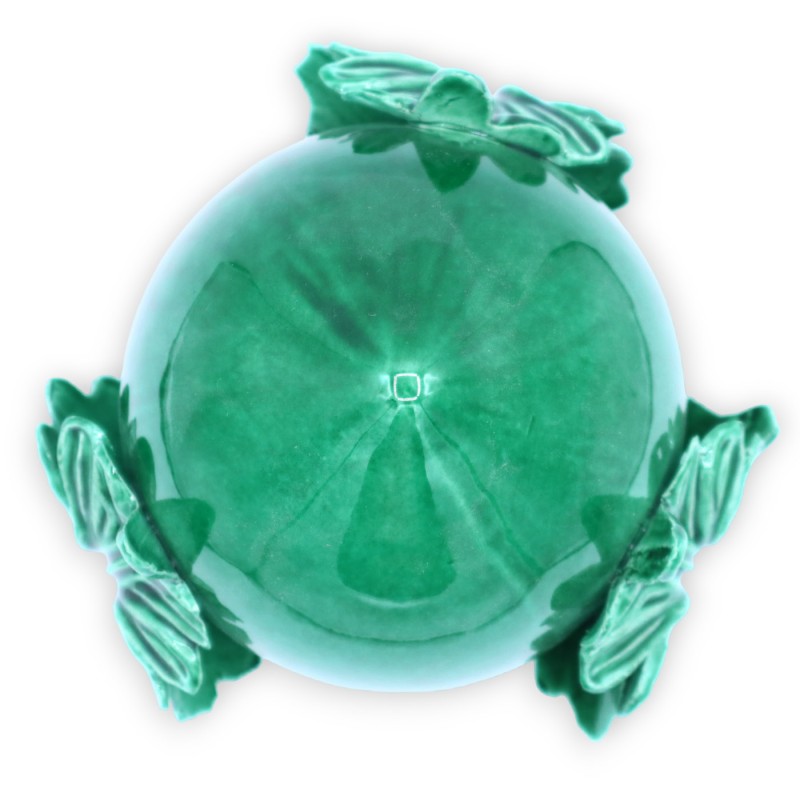 Pumo in fine ceramic, green color,...