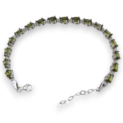 Armband van 925 zilver, lengte ca. 20 cm, met...