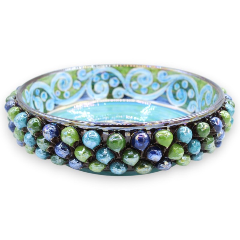 Pinecone bowl, Caltagirone ceramic, Ø...