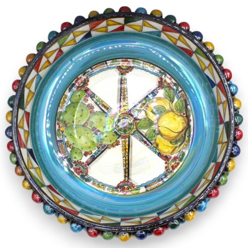 Centrotavola Pigna, Multicolore, smalto Madreperla,... 2
