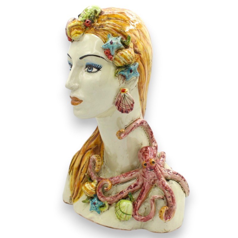 Busto di Donna dal Collo Lungo,...