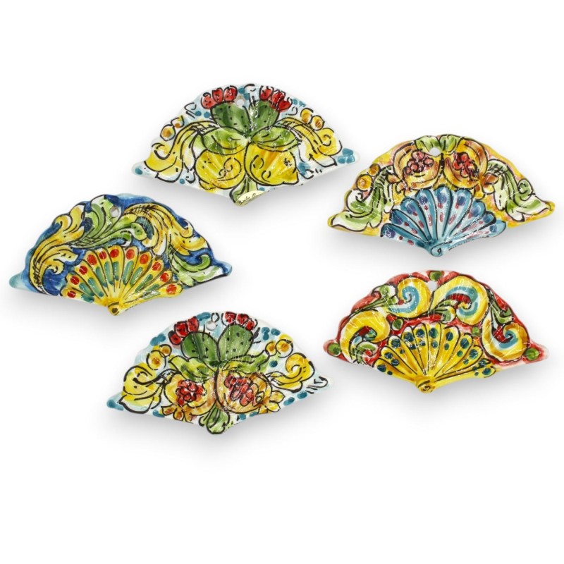 Decorative hanging fan, Caltagirone...