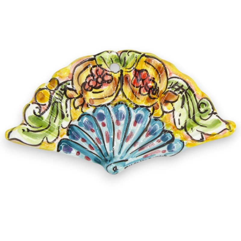 Decorative hanging fan, Caltagirone...