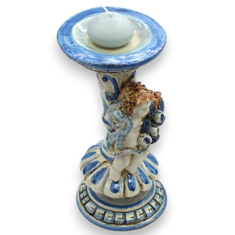 Kerzenhalter mit Putto,...