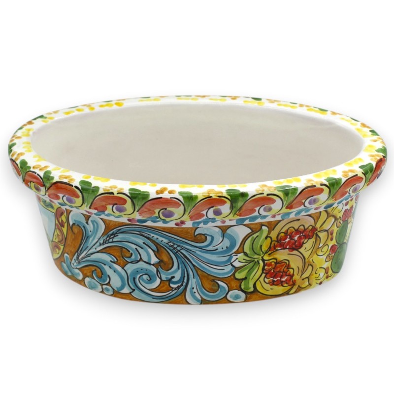 Oval vas, Caltagirone keramik, ca 34...