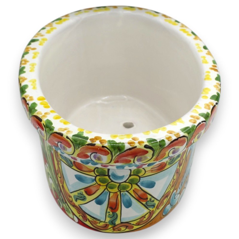 Oval vas, Caltagirone keramik, ca 34...