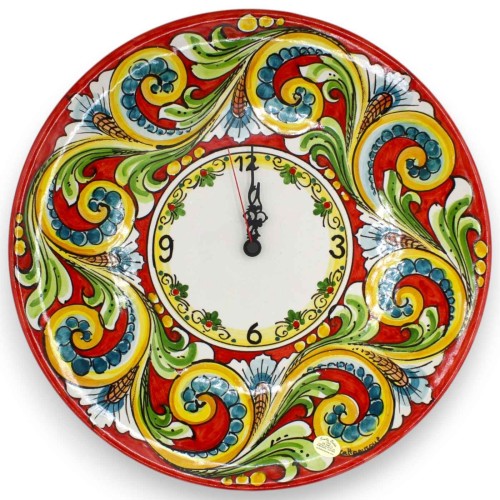 Orologio ceramica Caltagirone, Con Ingranaggio, Varie...
