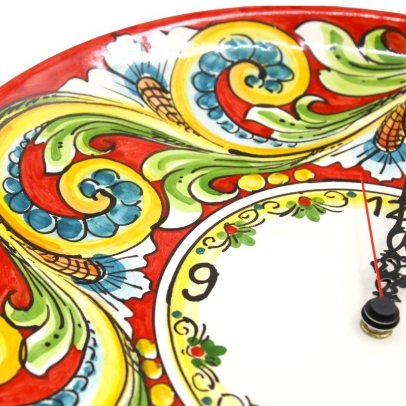 Caltagirone keramisk klocka, med...