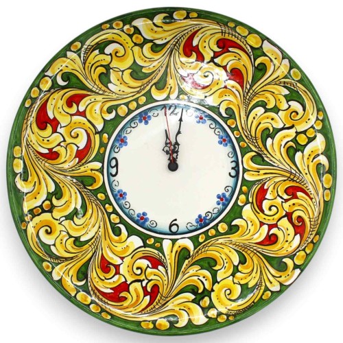 Orologio ceramica Caltagirone, Con Ingranaggio, Varie...