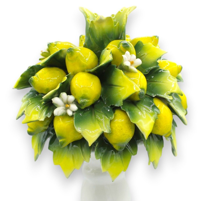 Ljusstake i fin keramik, höjd 38 x 16...