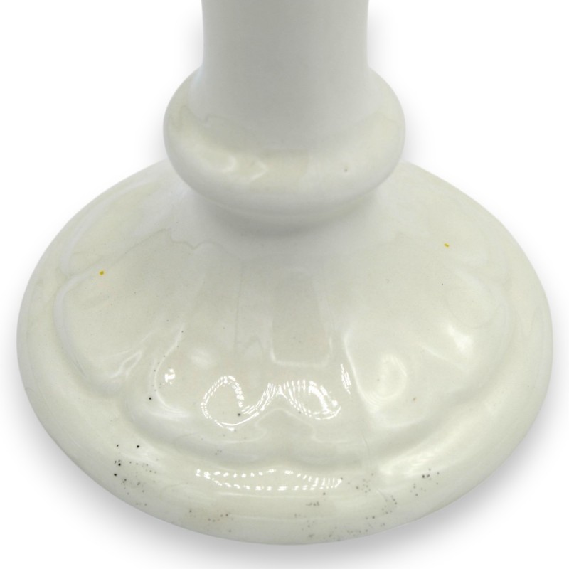 Ljusstake i fin keramik, höjd 38 x 16...