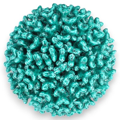 Cuscino Spugna, in pregiata ceramica, Ø 30 x h 14 cm ca. Design Mediterraneo