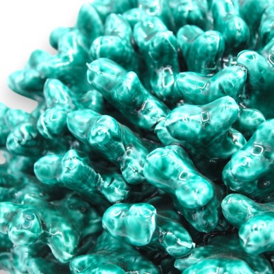 Poduszka gąbkowa z delikatnej ceramiki, Ø 30 x wys. ok. 14 cm. Wzór śródziemnomorski.