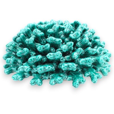 Cojín de esponja, de cerámica fina, Ø 30 x h 14 cm aprox. Diseño mediterráneo.