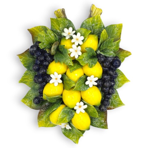 Large Hanging Bundle, Fine Ceramic, approx. 35 x 25 cm....