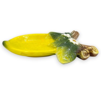 Lemon Tray Soap holder or empty pockets, L 15 x 12 cm approx. (1 Unit) in fine ceramic