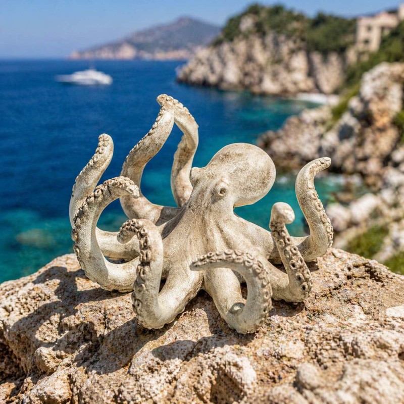 Pulpo de cerámica de Caltagirone, de...