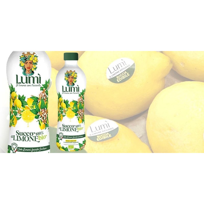 100 % natürlicher Bio-Zitronensaft...