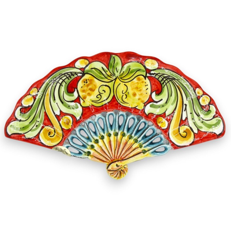 Decorative hanging fan, Caltagirone...