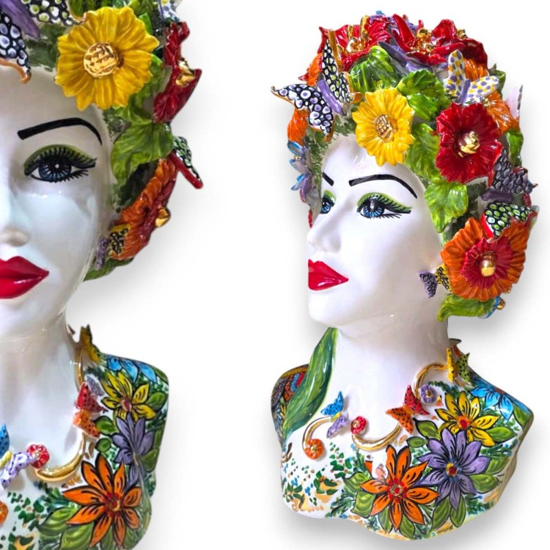 Busto de mujer, modelo primaveral,...