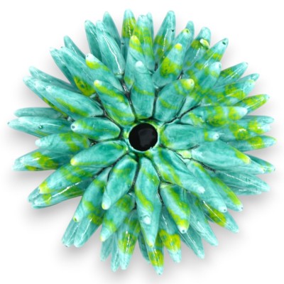 Aromatizador de ambiente em forma de ouriço-do-mar - Difusor, aproximadamente 13 cm de comprimento x 8 cm de altura. Cerâmica fi